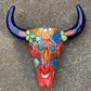 Talavera longhorn skull