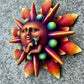 Sun with hummingbird wall art right side