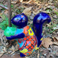 Talavera Pottery Squirrel holding nut side