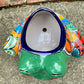 Talavera frog planting pot top