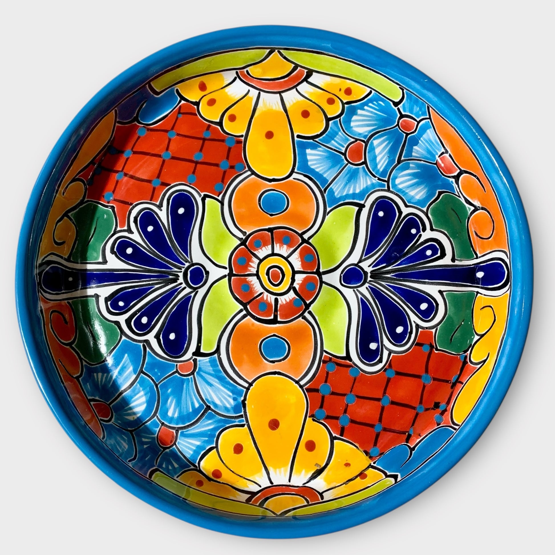 Talavera Redondo Sectional Serving Piece Bottom plate