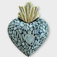 Mexican Wood Milagros charm Heart Corazon