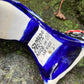 Mexican talavera catrina man and women on bench signed