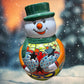 Festive Talavera Snowman Grande