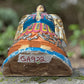 Milagros Wood Guardian Angel Sculpture
