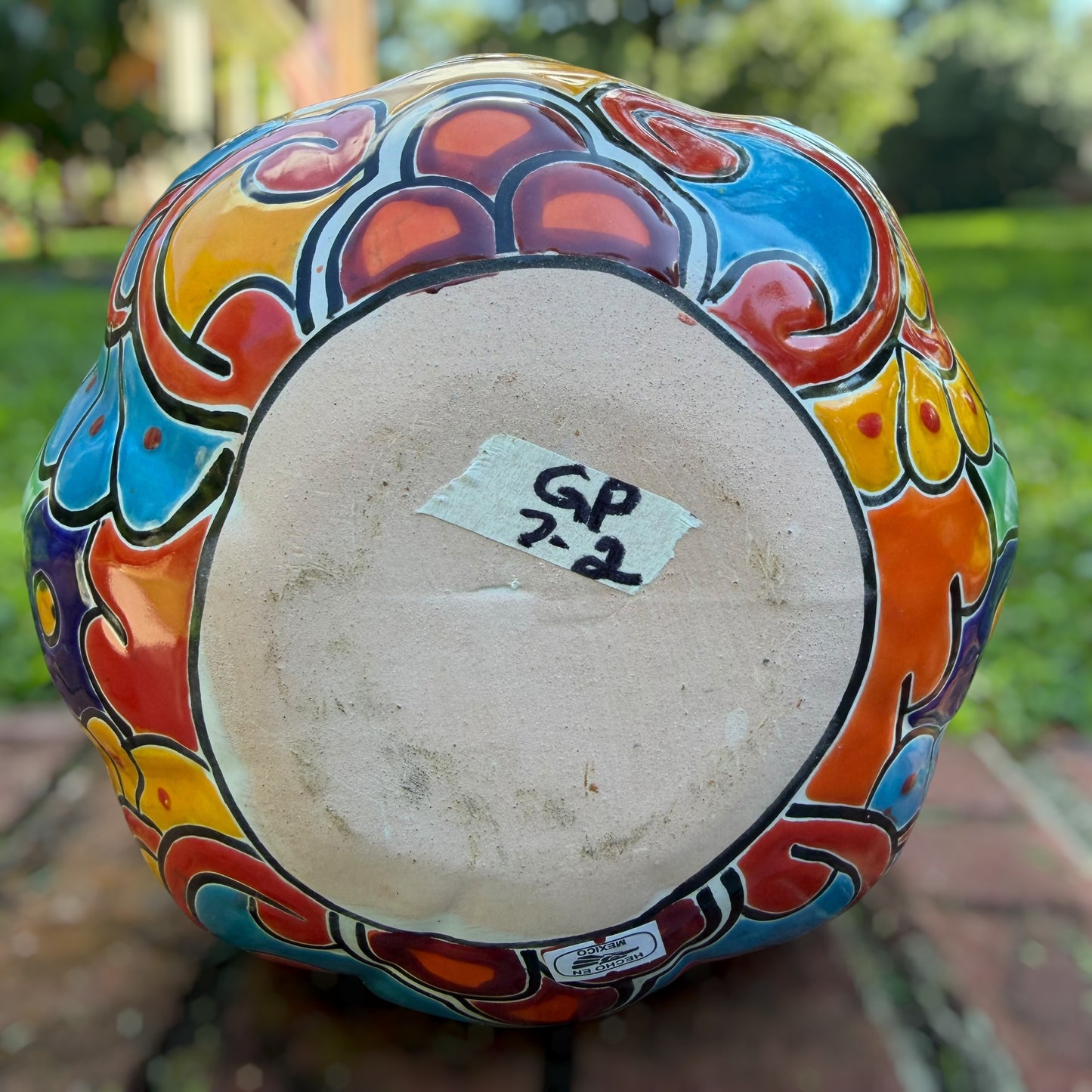 Talavera Pumpkin LG- Calabaza