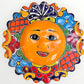 Mexican Talavera sun face wall art From #5-2