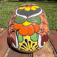 Rustic Clay Painted Sugar Skull