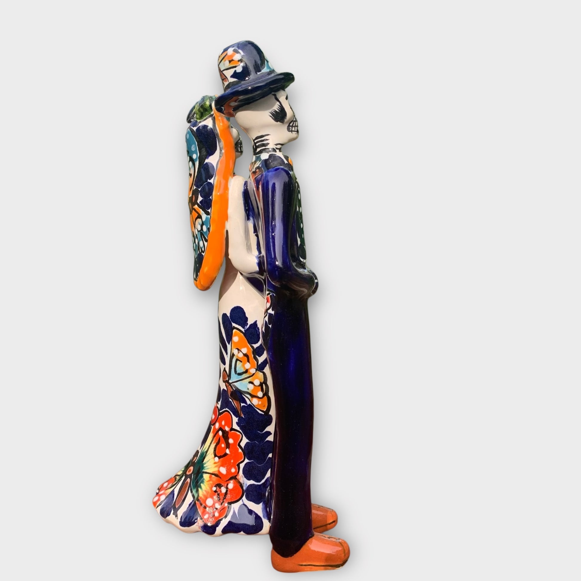 Talavera Catrina bride and groom Chico groom side