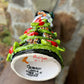 Mexican Talavera Catrina Skelton Doll Rose Bottom