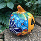 Talavera pumpkin calabaza left side