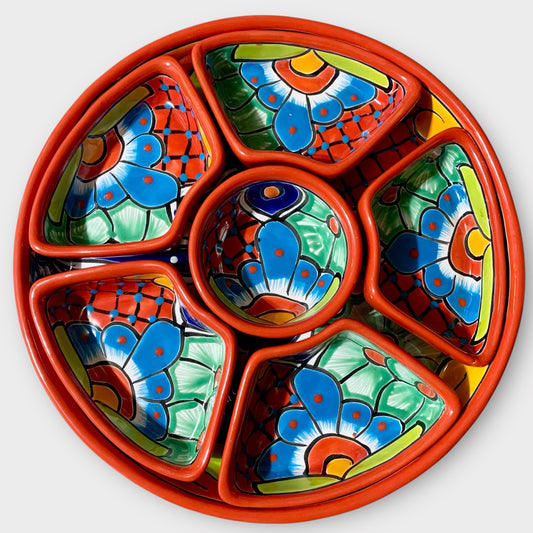Talavera Redondo Sectional Serving Piece