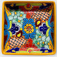 Mexican Talavera sectional square serving dish outer plate 