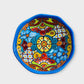 Mexican Talavera Nesting bowl set Turquoise medium bowl