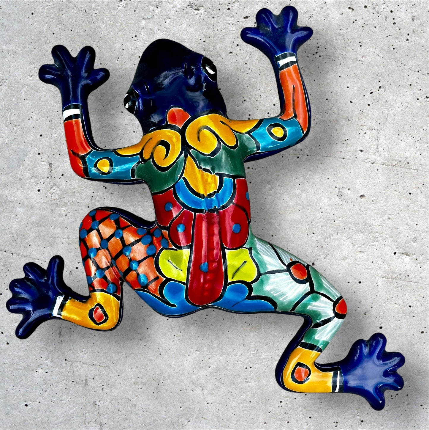 Talavera wall frog Gordo