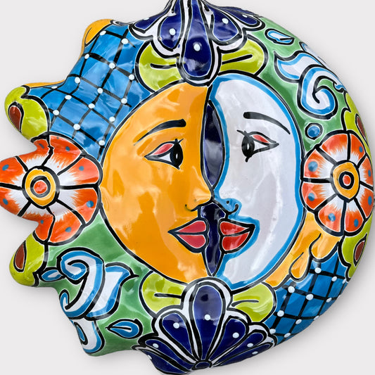 Mexican Talavera Sun and Moon Profile