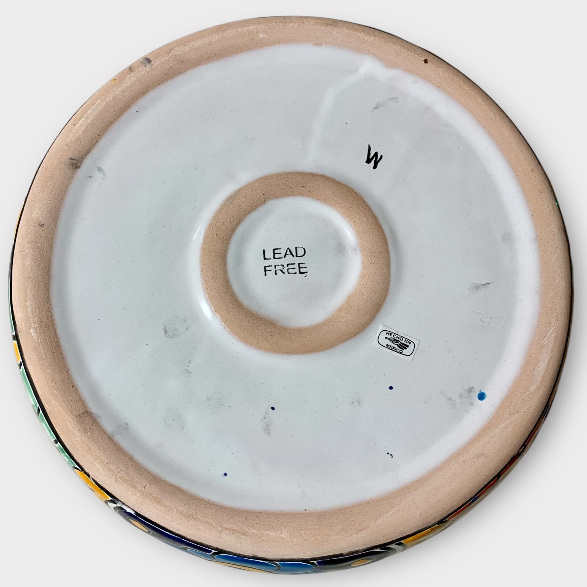 Talavera Redondo Sectional Serving Piece Bottom