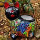 Cat kitchen planter pot