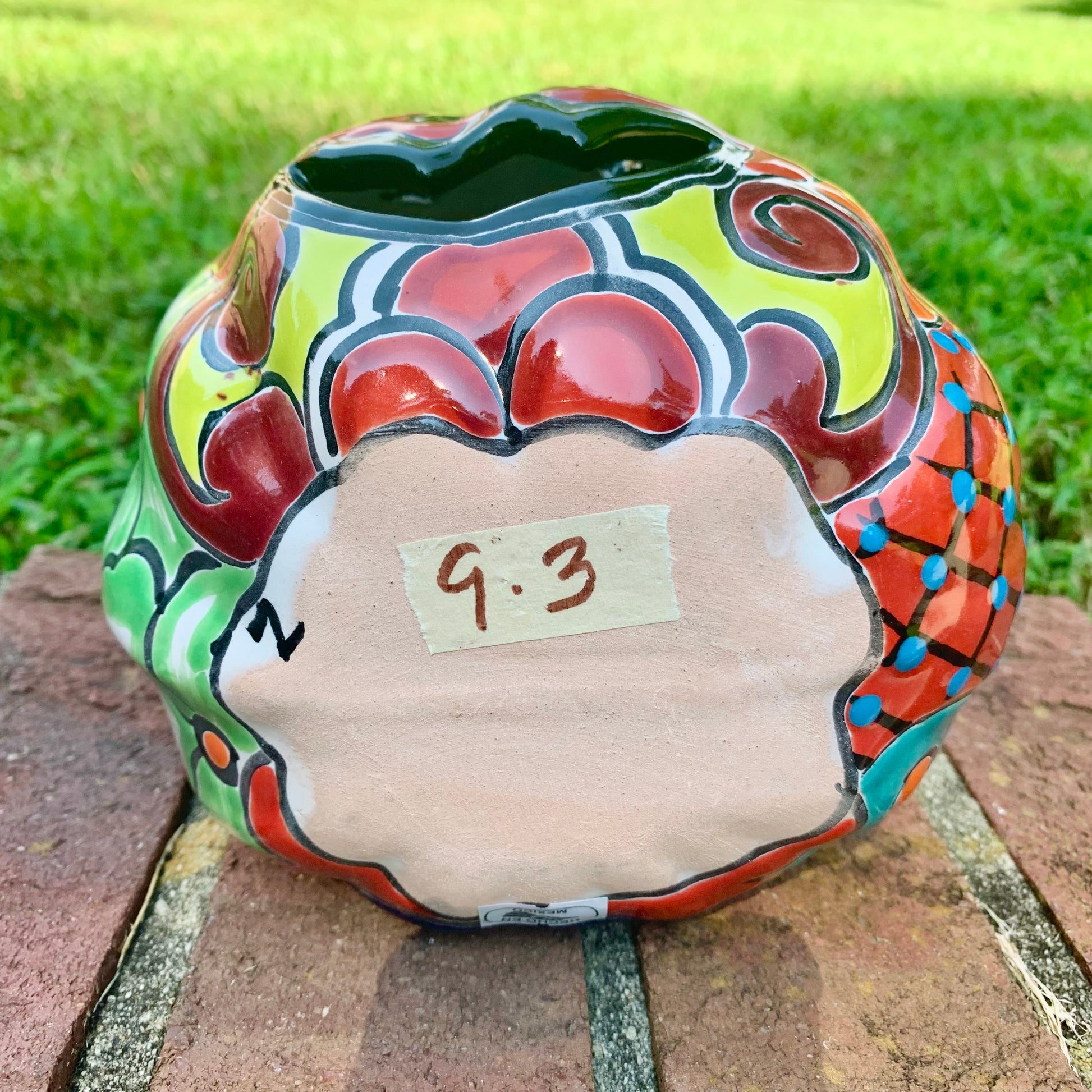 Talavera pumpkin calabaza JOL bottom
