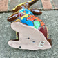 Talavera Standing bunny rabbit figurine bottom