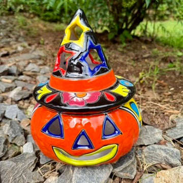 Talavera Witchy Pumpkin Chico
