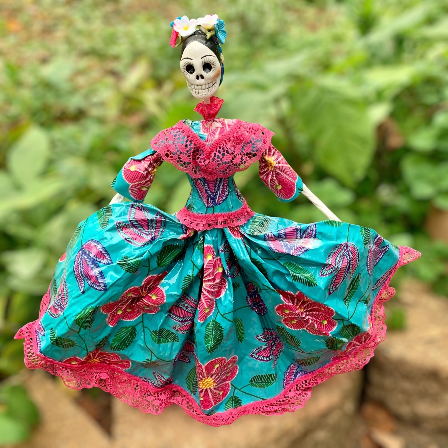 Big Dress Catrina Skelton Doll