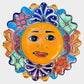 Colorful Talavera Sun Face 9"