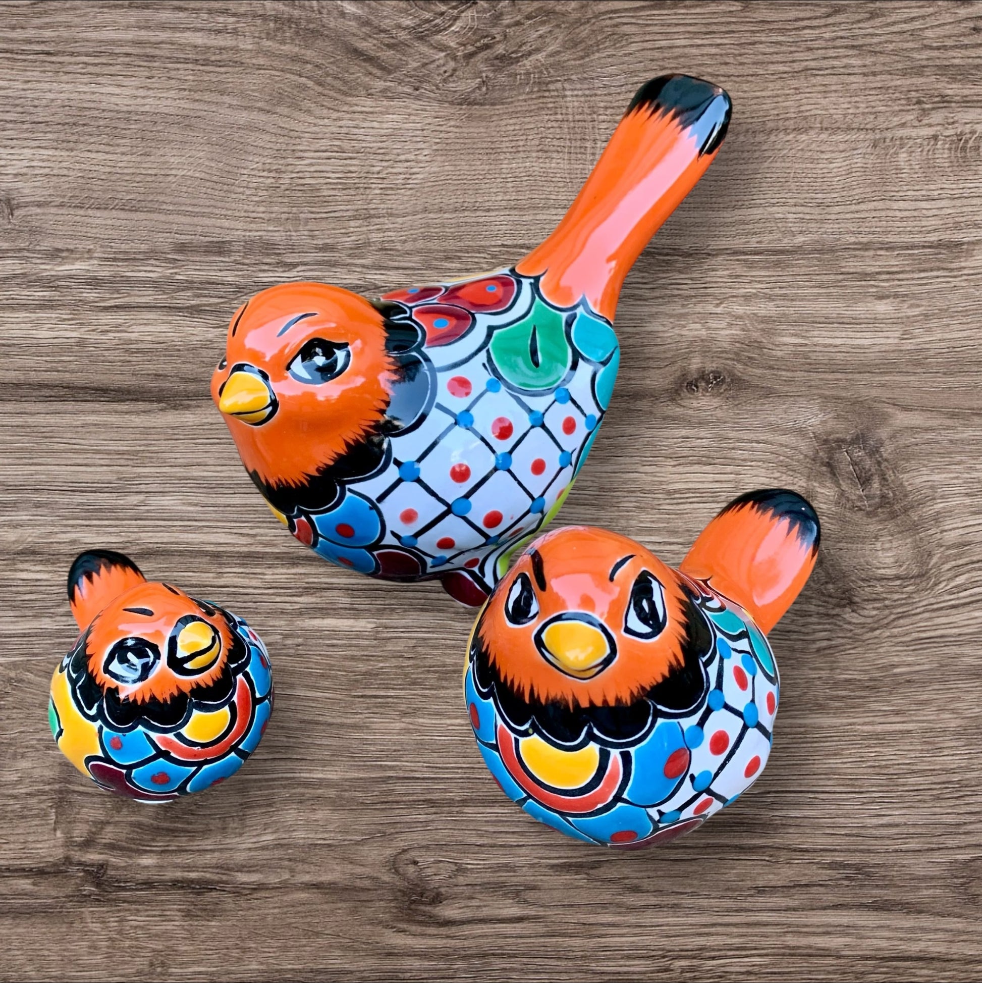 Talavera bird set