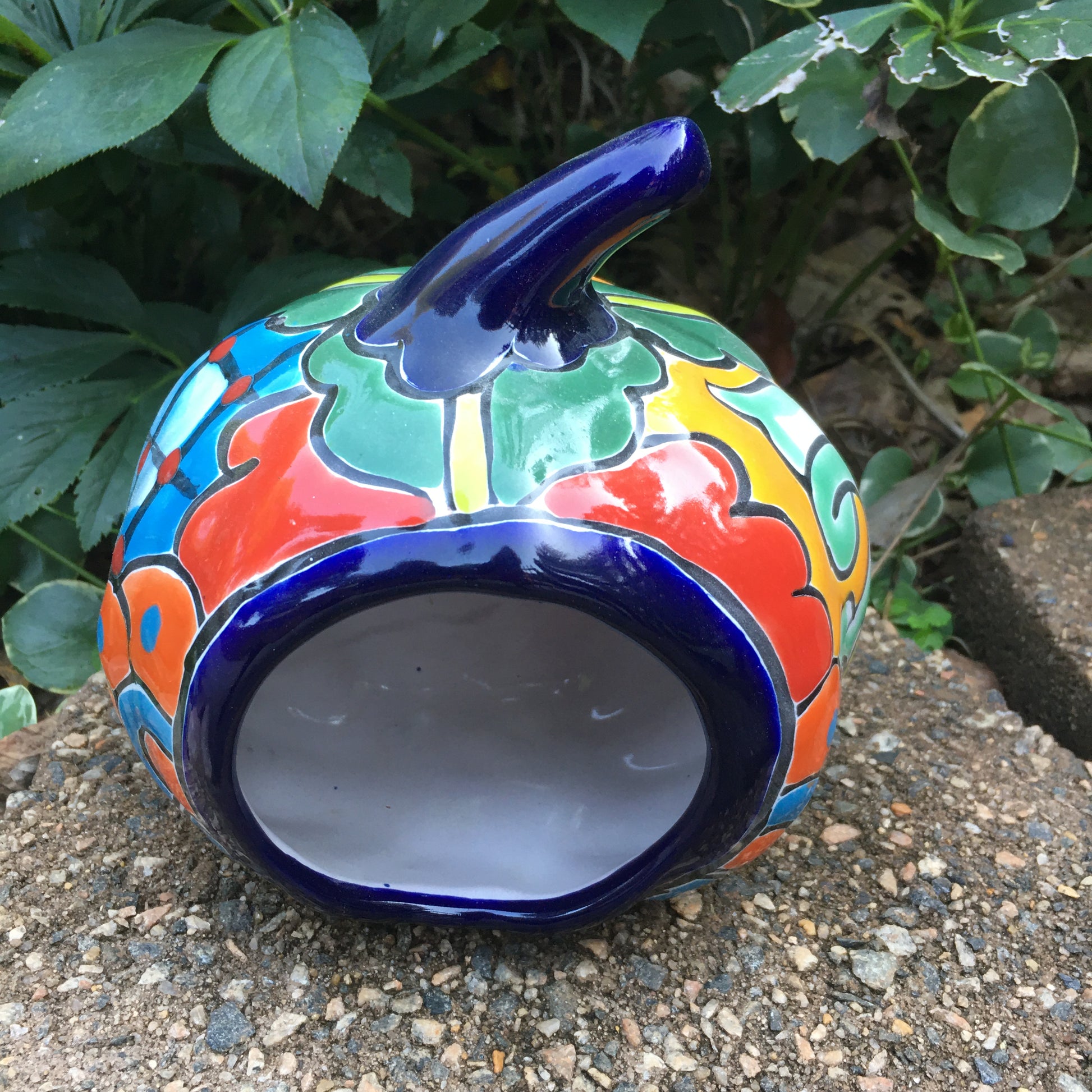Talavera pumpkin calabaza bsck