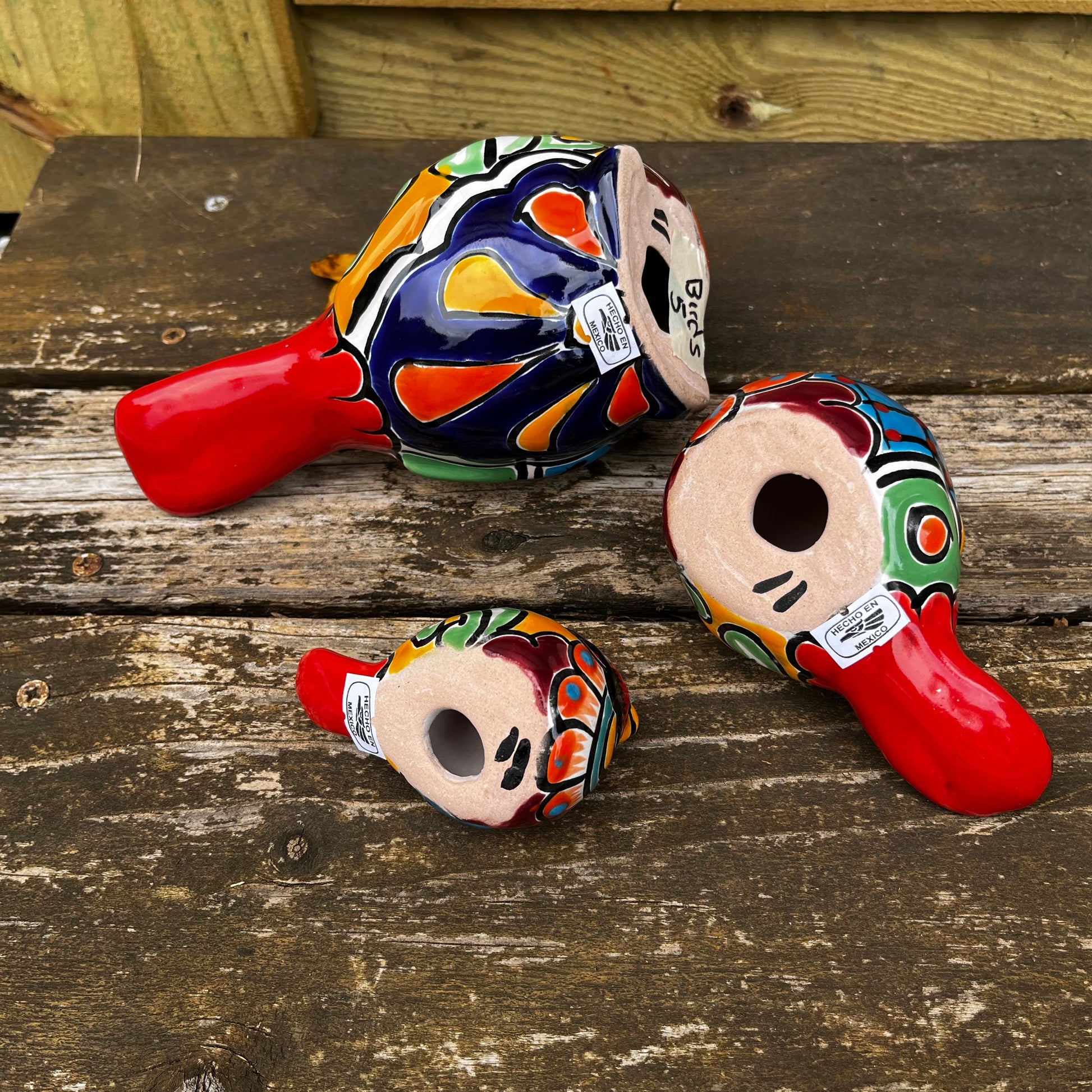 Talavera bird set bottom