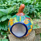 Mexican Talavera pumpkin JOL back