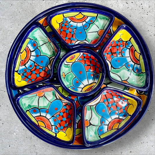 Talavera Serving Dish Redondo
