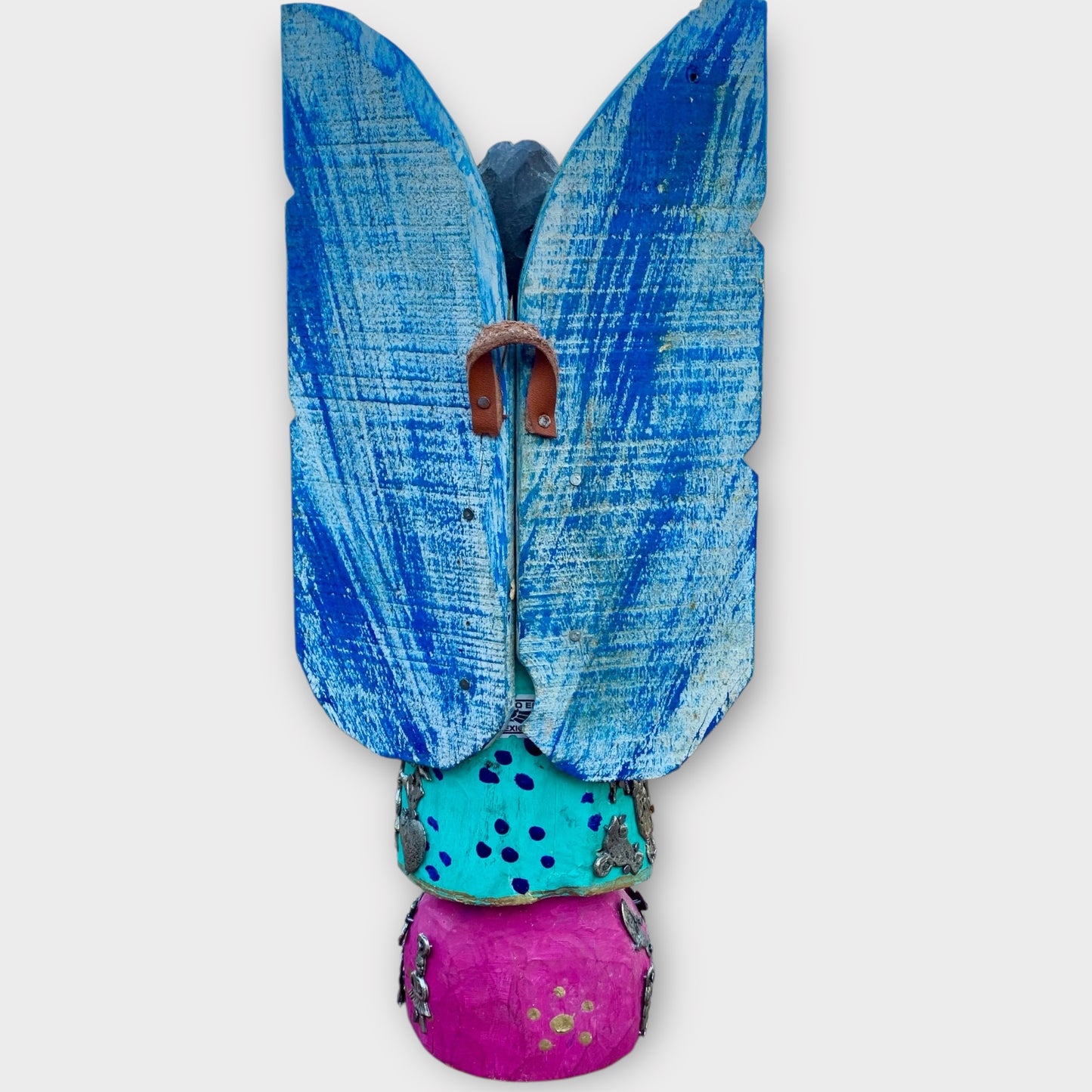 Milagros Angel With Guitar Back