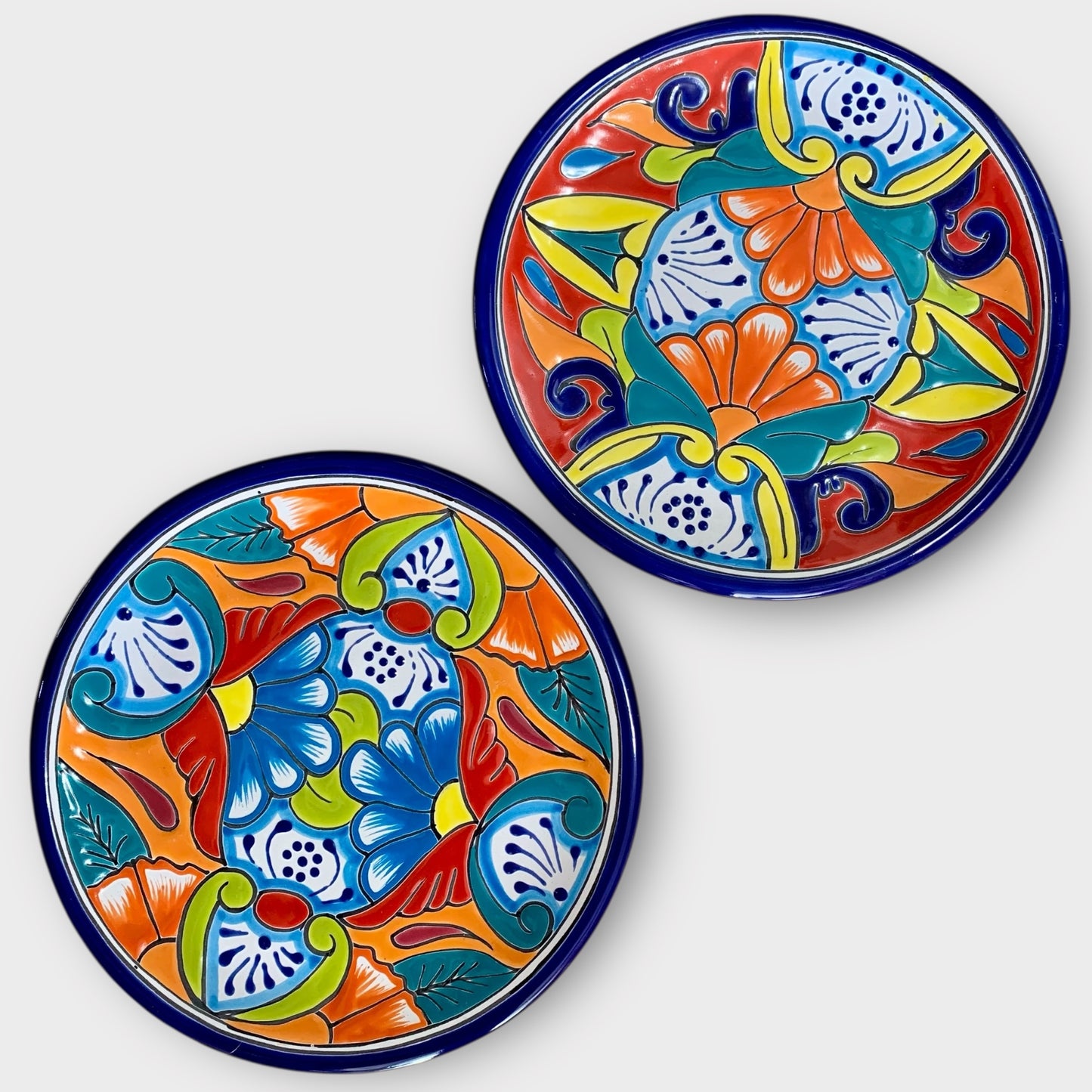 Talavera Dinner Plate Set Blue