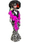 Paper Mache Mexican Catrina Doll  Two'