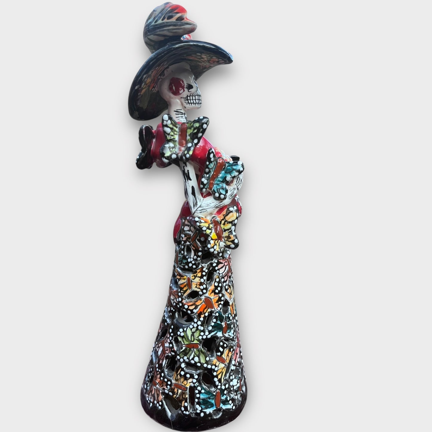 Talavera Catrina butterflies left side
