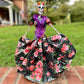 Big Dress Catrina Skelton Doll