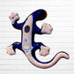 Salamander Lizard Back View with hanging opening