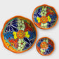 Mexican Talavera Nesting bowl set Orange set