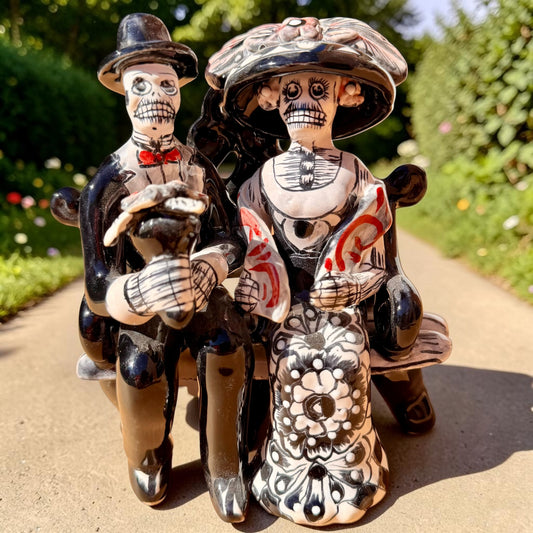 Catrina Couple on a Bench