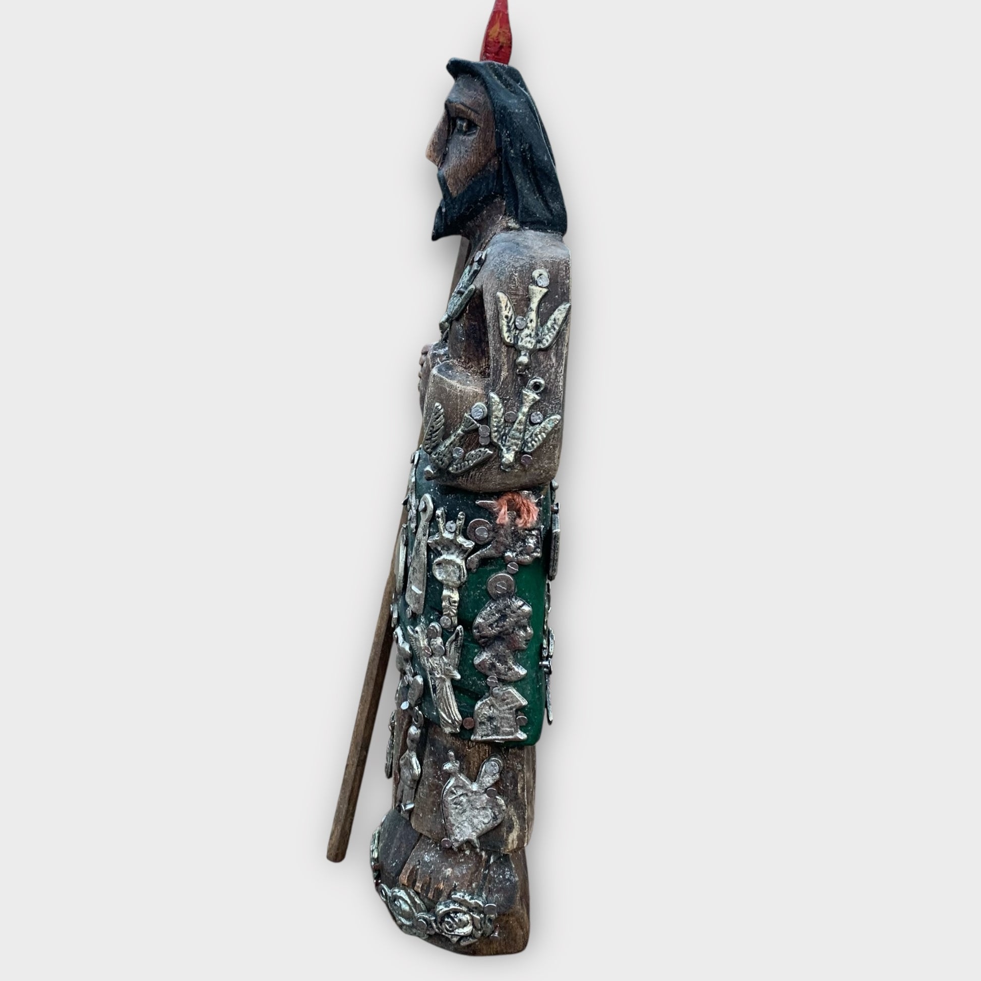 Milagros Folk Art: San Judas Chico Left side