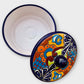 Talavera tortilla warmer top