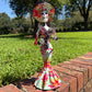 Floral Catrina Skeleton Doll 14”