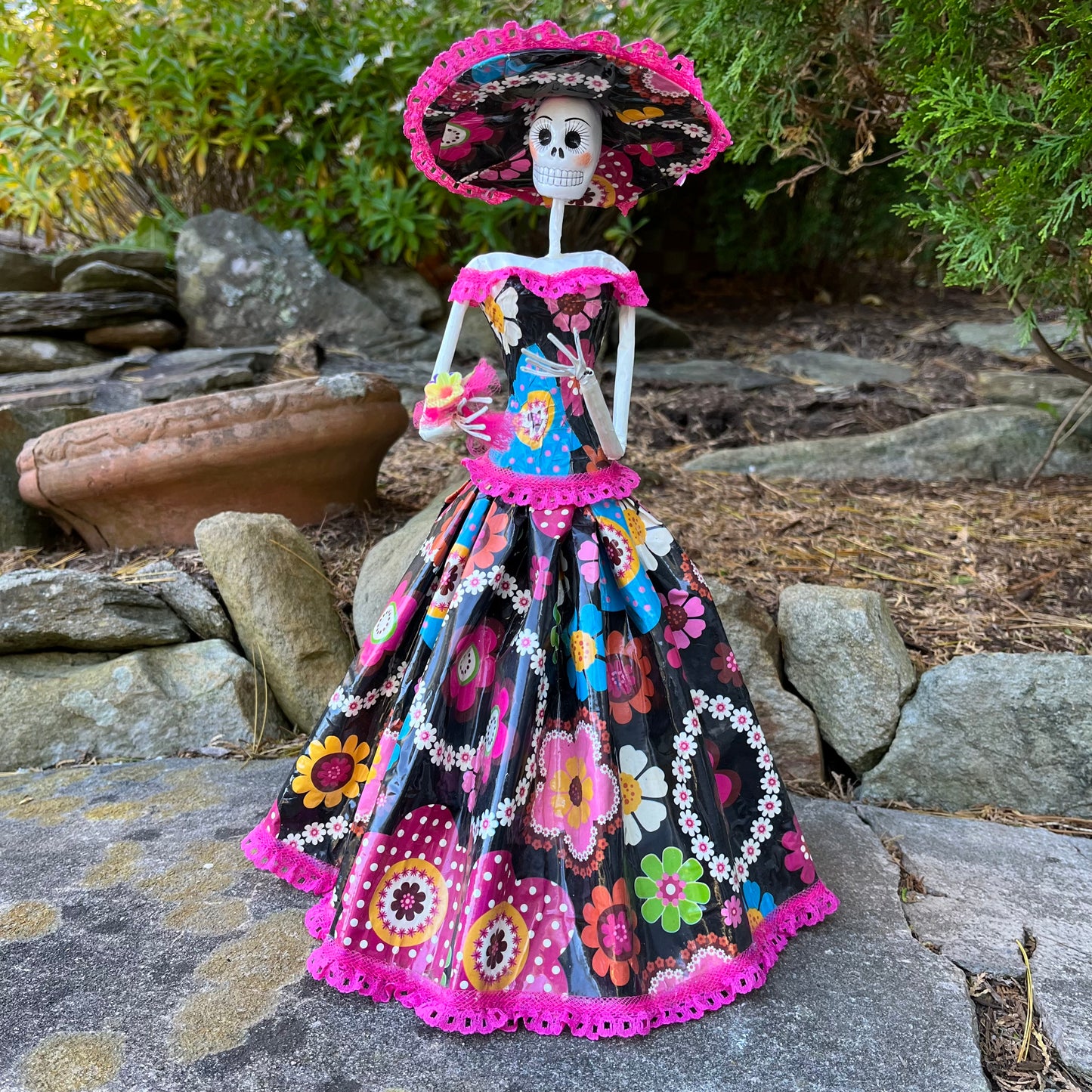 Paper Mache Quinceanera Catrina Doll Style D