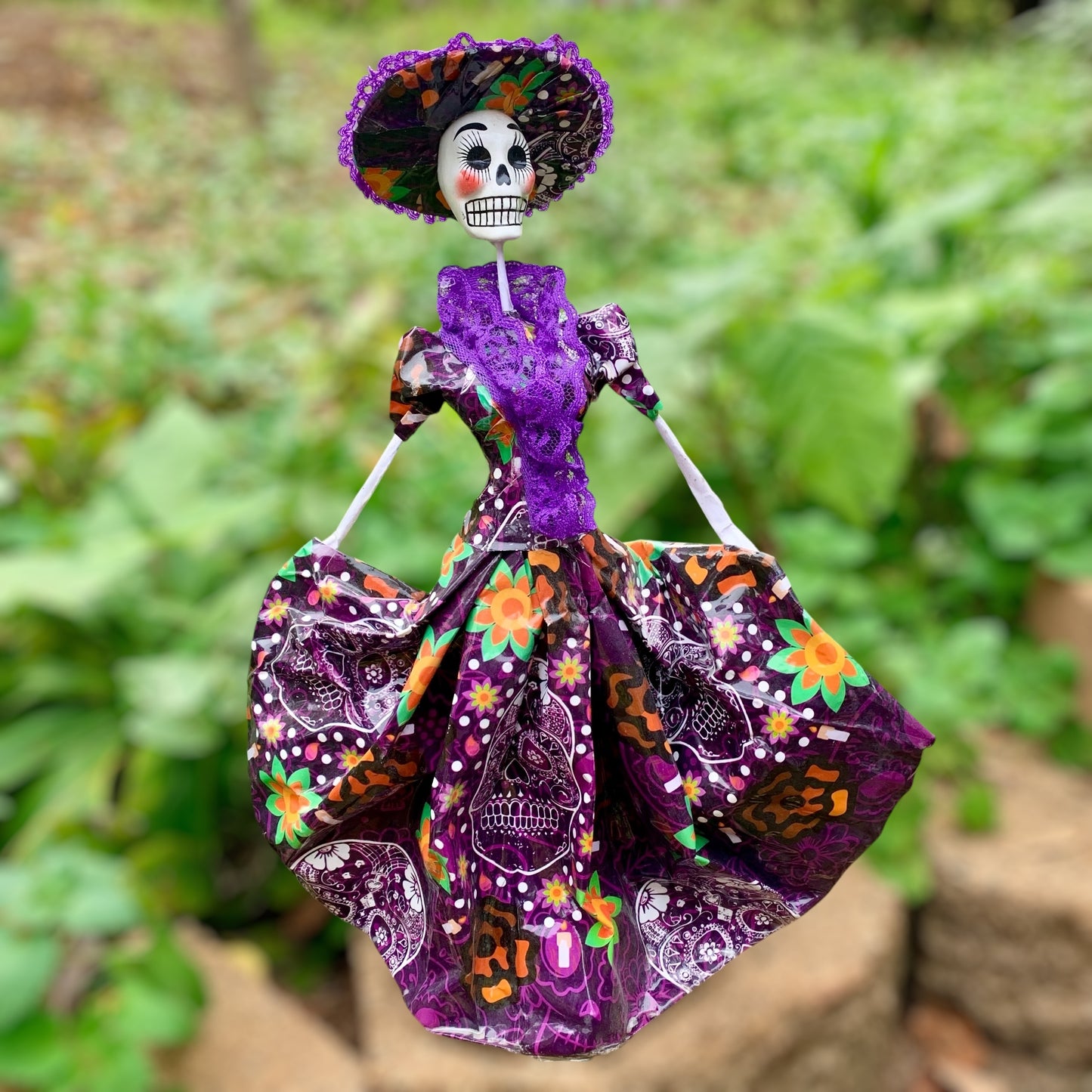 Big Dress Catrina Skelton Doll