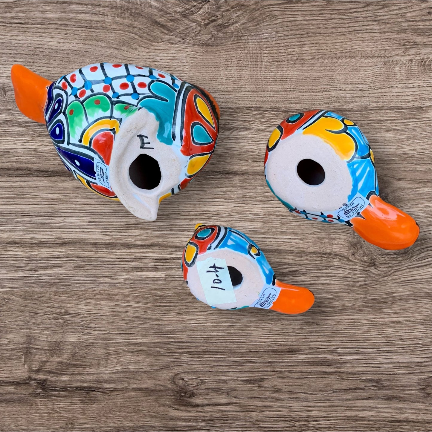 Talavera bird set bottom