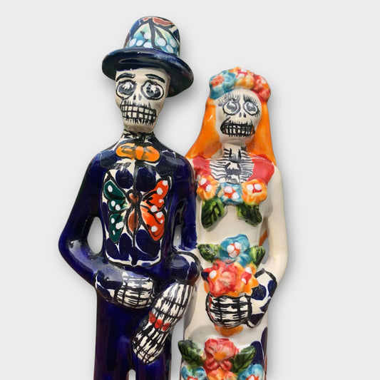 Talavera Catrina bride and groom Chico