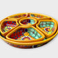 Mexican Talavera sectional serving dish 