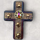 Rustic Wood Medallion Cross