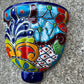 Talavera jardiniere wall planter pot right side